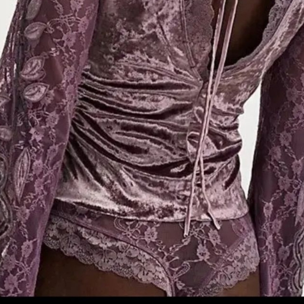 Free People Intimately Night Owl Bodysui Size Xl - Picture 5 of 6